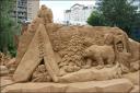 Фестиваль песчаной скульптуры в Ботаническом саду МГУ. Фото Алексея Юшенкова
