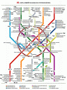Карта метро с указанием бесплатных туалетов